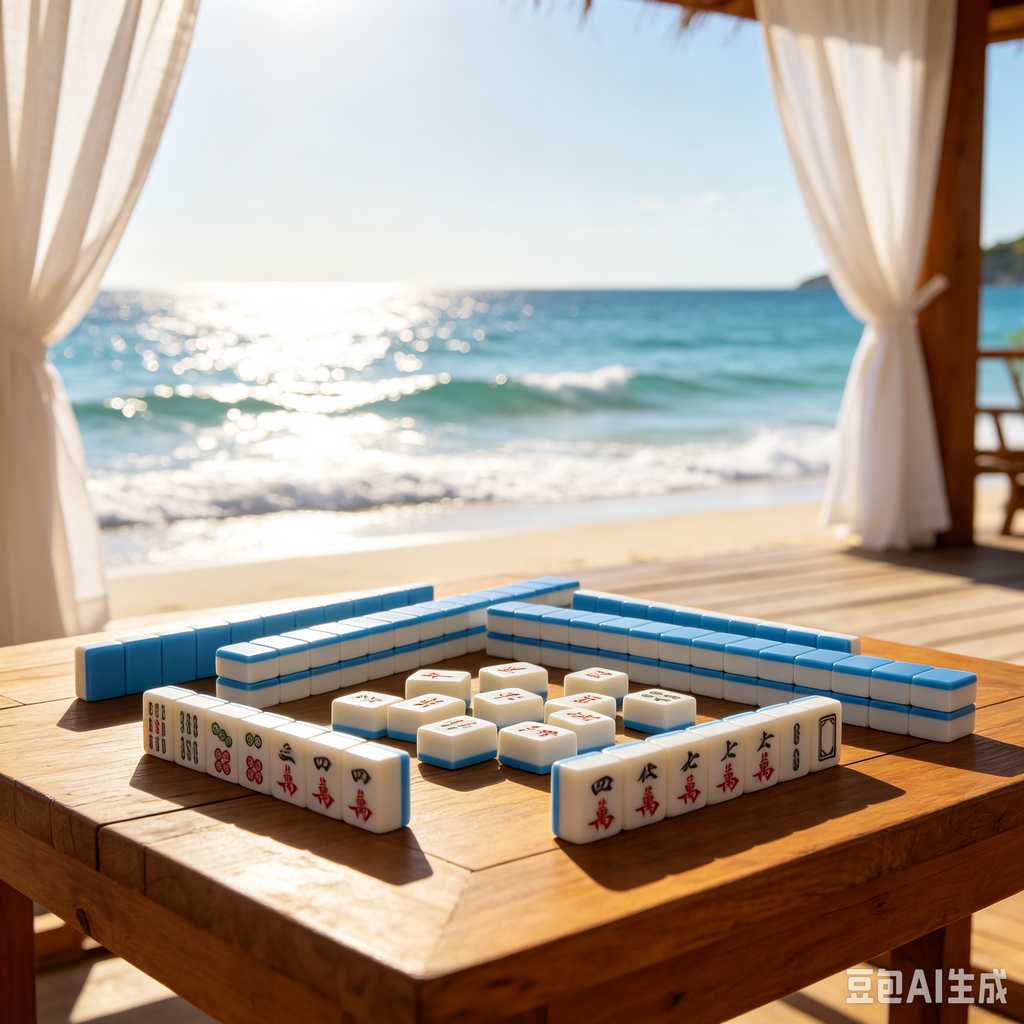 small portable mahjong set